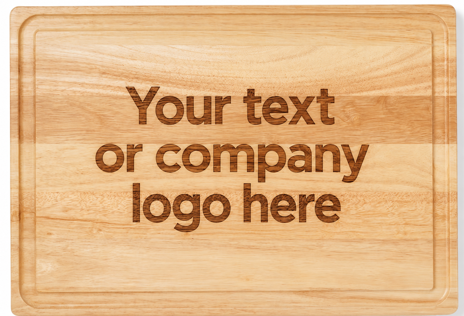 Bamboo engraved with Your text or company logo here